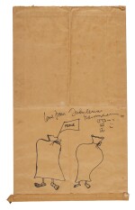 John Lennon | An original drawing, signed by Lennon and Yoko Ono