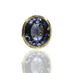 Gold and synthetic sapphire ring, Michele della Valle
