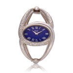 Reference 9850 D 38 | A white gold bracelet watch with lapis lazuli dial, Circa 1970
