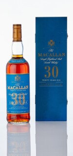 The Macallan 30 Year Old Sherry Oak Blue Box 43.0 abv NV (1 BT70)