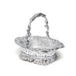 A George III Silver Large Rococo Revival Cake Basket, Maker's Mark IC Probably for John Clarke II, London, 1808