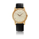 IWC | PINK GOLD WRISTWATCH WITH ARCHITECTURAL LUGS, CIRCA 1955