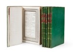 Recueil elementaire d'architecture... 1757-1768. 6 vol. in-fol. Vélin vert.