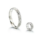   'Alveare' Gold and Diamond Cuff and Ring | 寶格麗 | 'Alveare' K金 配 鑽石 手鐲 及戒指