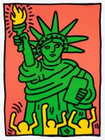 KEITH HARING | STATUE OF LIBERTY (L. P. 63)