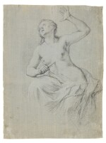 Recto: The Death of Lucretia Verso: A compositional study with two figures