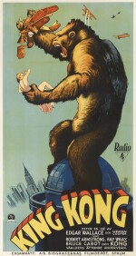 Lot 92 : King Kong (1933) poster, Swedish