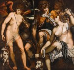 Venus and Adonis with Amor