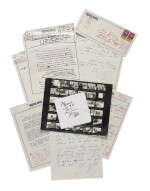 THOMPSON, HUNTER S. | An Archive of Material by Hunter S. Thompson — 17 Autograph Letters Signed, 5 Typed Letters Signed, and a collection of notes, faxes, photographs and negatives, newspaper clippings, and additional material; written between 1974-1993, sent to William P. Dixon, a longtime friend of the Author