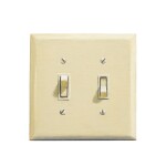 Untitled (double light switch)