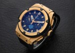 Piece Unique King Power 'Diego Maradona' A unique pink gold and titanium automatic chronograph wristwatch with high frequency oscillations, Circa 2012