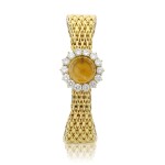 A yellow gold and diamond-set bracelet watch, Circa 1987 | 愛彼 | 黃金鑲鑽石鏈帶腕錶，約1987年製