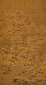 Anonymous (Qing Dynasty) 佚名(清) | Snow Landscape 雪景 