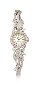 ROLEX | REFERENCE 2632 | A WHITE GOLD AND DIAMOND-SET BRACELET WATCH, CIRCA 1967 | 勞力士 | 型號2632 白金鑲鑽石鏈帶腕錶，約1967年製