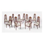 GEORGE MONTAGUE ELLWOOD | SET OF TEN DINING CHAIRS