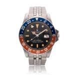 Reference 1675 GMT-Master 'Pepsi' | A stainless steel dual time zone wristwatch with date and bracelet, Circa 1968