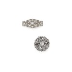 DEUX BROCHES DIAMANTS | TWO DIAMOND BROOCHES