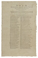 (BUNKER'S HILL) ⁠— ELISHA RICH   A Poem Upon the Bloody Engagement That Was Fought on Bunker's-Hill, at Charlestown, (in New-England.) On the 17th of June, 1775. Together With Some Remarks on the Cruelty and Barbarity of the British Troops.... [Newburyport, MA: Printed by E. Lunt and H.W. Tinges, 1775]