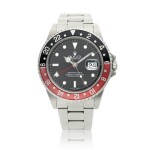 Reference 16710 GMT-Master II 'Coke', A stainless steel automatic dual time wristwatch with date and bracelet, Circa 2000