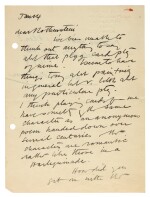 M. ROTHENSTEIN | archive of c.95 letters by artists and writers to Rothenstein, chiefly 1940s
