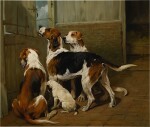 JOHN EMMS | HOUNDS BY A STABLE DOOR