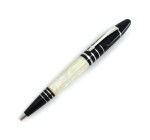 MONTBLANC | A LIMITED EDITION BLACK AND WHITE RESIN BALLPOINT PEN, CIRCA 2002