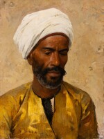 Man in a White Turban, Cairo