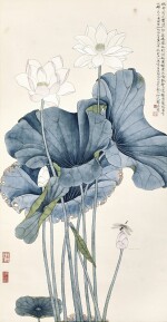 Yu Fei'an 于非闇 | Lotus and Dragonfly 荷花蜻蜓