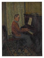  HERMAN ROSE | MAN AT THE PIANO AND STILL LIFE WITH CHILD'S TOYS: A DOUBLE-SIDED WORK