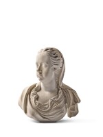 POSSIBLY ENGLISH, MID 18TH CENTURY | BUST OF A NOBLEWOMAN