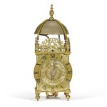 A brass lantern clock with alarm, Samuel Davis, London, circa 1650