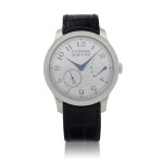 Chronomètre Souverain Platinum wristwatch with power reserve indication Circa 2020 | F.P. Journe「Chronomètre Souverain」鉑金腕錶備動力儲存顯示，年份約2020