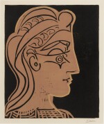 Tête de femme de profil (Bloch 905; Baer 1246)