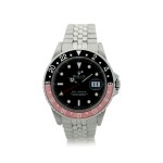 REFERENCE 16710 GMT-MASTER II 'COKE' A STAINLESS STEEL AUTOMATIC DUAL TIME WRISTWATCH WITH DATE AND BRACELET, CIRCA 1994