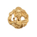 Gold 'Virgo' Pendant-Brooch