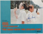The Man with the Golden Gun (1974), lobby card number 3, US, signed by Roger Moore