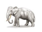 A Portuguese silver elephant, Luiz Ferreira, Porto, modern
