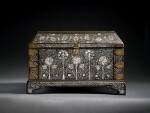 A magnificent mother-of-pearl overlaid casket, North-West India, Gujarat, circa 1570-1600