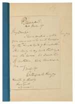 RUTHERFORD B. HAYES | A presentation copy, with autograph letter, of a scarce Civil War pamphlet sponsored by Rutherford B. Hayes