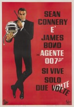 YOU ONLY LIVE TWICE/SI VIVE SOLO DUE VOLTE (1967) POSTER, ITALIAN