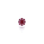 WALLACE CHAN | RUBY AND DIAMOND RING    陳世英 | 8.11卡拉 天然 「緬甸」紅寶石 配 鑽石 戒指