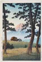 Kawase Hasui (1883-1957) | Evening at Tago Bay (Tago no ura no yube) | Showa period, 20th century 