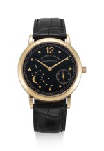 A. LANGE & SÖHNE | 1815 MOON PHASE, REFERENCE 231.031, A LIMITED EDITION PINK GOLD ASTRONOMICAL WRISTWATCH WITH MOON PHASES, MADE TO COMMEMORATE THE 150TH ANNIVERSARY OF EMIL LANGE'S BIRTH, CIRCA 1999