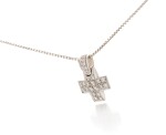 Diamond pendant-necklace (Collana con pendente in diamanti)