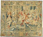 A FLEMISH OLD TESTAMENT BIBLICAL NARRATIVE TAPESTRY, BRUSSELS SECOND HALF 16TH CENTURY