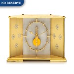 Jaeger-LeCoultre | Reference 366, A gilt brass table clock with 8 days power reserve, Circa 1965 | 積家 | 型號366 鍍金銅製座鐘，備8天動力儲備，約1965年製