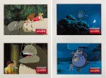 TONARI NO TOTORO / MY NEIGHBOR TOTORO (1988) FOUR LOBBY CARDS, JAPANESE