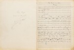Le chant de la cloche. Manuscrit autographe de la partition vocale. 1883. In-folio. 118 p. EAS à Paul Poujaud.