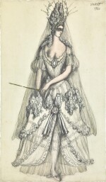 Costume Design for the Lilac Fairy in La Belle au Bois Dormant