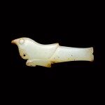 A white jade 'bird' pendant Late Shang – Western Zhou dynasty | 商晚期至西周 白玉鳥珮飾     